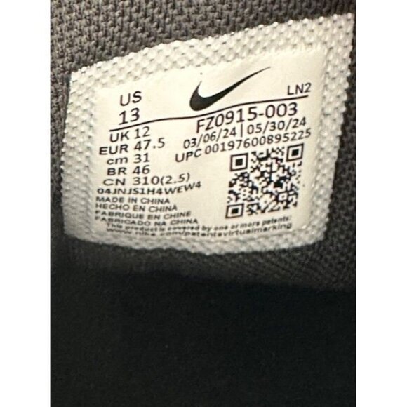 Nike Force Trout 9 Pro Black Men's Size 13 Molded Baseball Cleats FZ0915-003 NWT - Picture 6 of 13